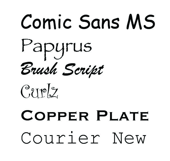 Selecting Interior Fonts for Books - ISBN US